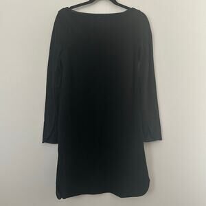 COS Long Sleeve Shift Dress Women’s Small Minimalist Curved Hem